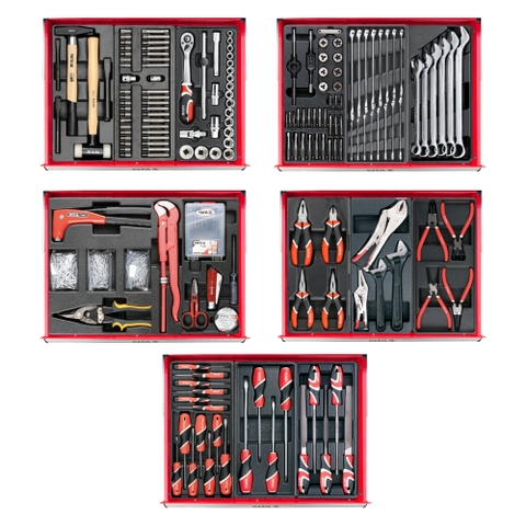 Tủ đồ nghề 7 ngăn chuyên sửa THÂN VỎ ÔTÔ 189 chi tiết Yato YT-55292