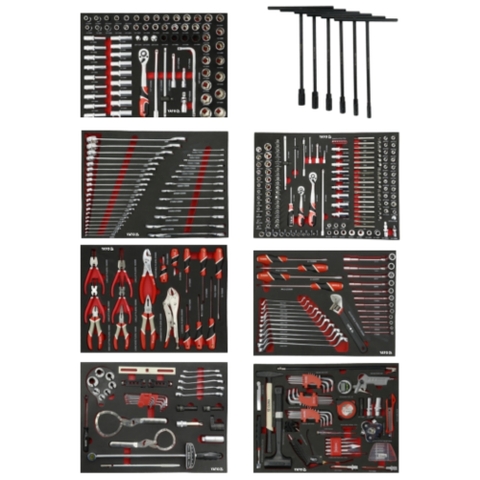 Tủ đồ nghề 7 ngăn 400 chi tiết FULL OPTION Yato YT-55302