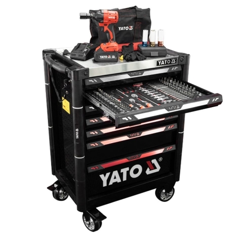 Tủ đồ nghề 7 ngăn 400 Món FULL OPTION Yato YT-55302 Pro