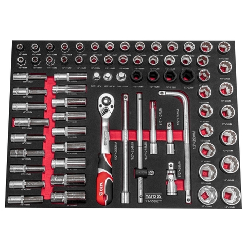 Tủ đồ nghề 7 ngăn 400 Món FULL OPTION Yato YT-55302 Pro