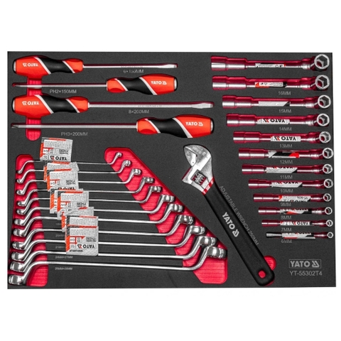 Tủ đồ nghề 7 ngăn 400 Món FULL OPTION Yato YT-55302 Pro