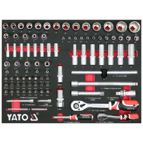 Tủ đồ nghề 7 ngăn DIY 157 chi tiết Yato YT-55308
