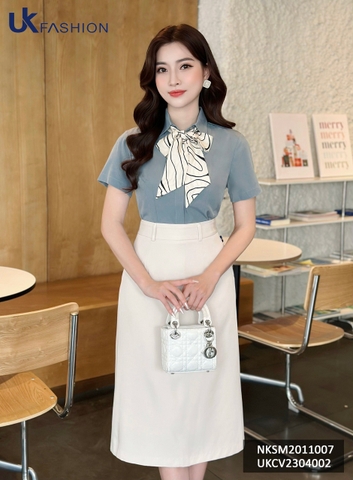 Chân Váy A Dài UK Fashion Basic, Màu Sắc Trendy UKCV2304002
