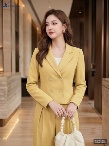 Vest 1 lớp 4 cúc NK UKAK2210002 ( Áo khoác rời ko kèm toàn bộ SP ghép set + PK khác )