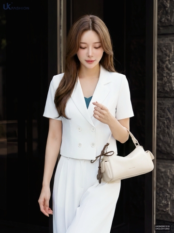 Kí giả giao cúc cộc tay UKSM2601018 ( Áo rời không kèm CV/QU/PK )