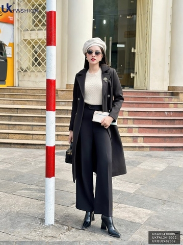 Khoác dạ UK Trendy UKAK2410005 ( Áo rời không kèm SM/AT/AL/CV/QU/PK )