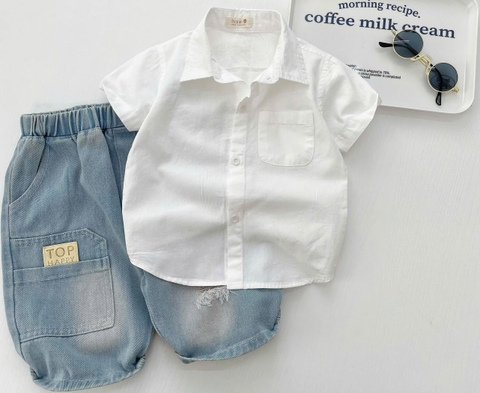 Xu Hướng Áo Sơ Mi Cộc Tay Cho Bé Trai Năng Động Trong Mùa Hè