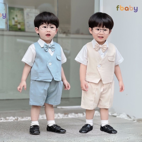Set gile cộc 1 khuy