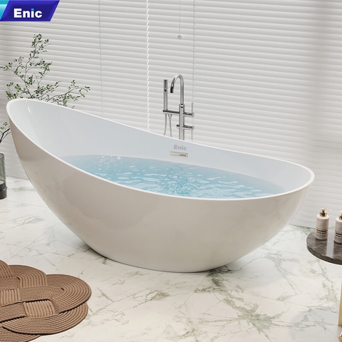 Bồn tắm bán nguyệt nhựa Acrylic Wolf Bath BN01