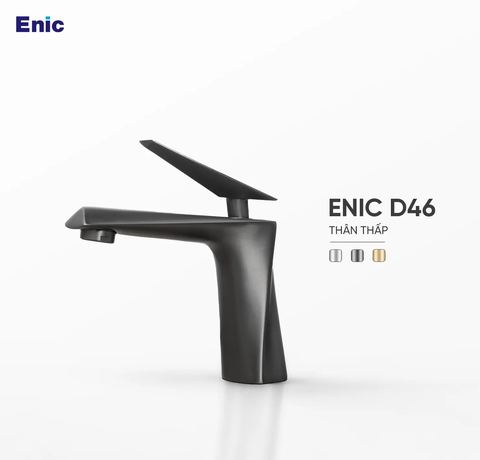 [Quà tặng] Vòi lavabo cao cấp D46 thân thấp