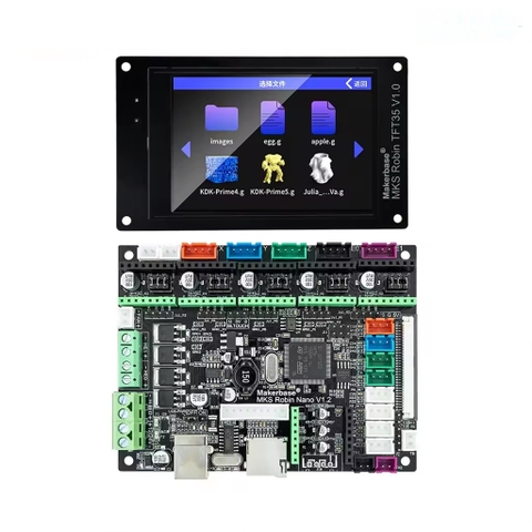 Combo bộ mạch điều khiển máy in 3D MKS robin nano v1 2 và màn hình MKS tft