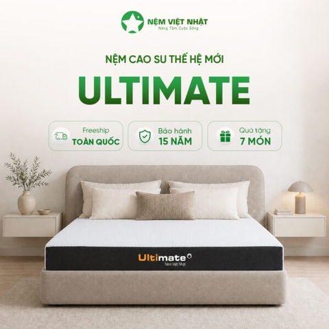 Nệm Cao Su Làm Mát Việt Nhật Ultimate – Nâng Đỡ Vững Chắc, Làm Mát Vượt Trội