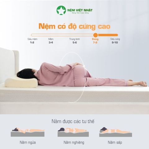 Nệm Cao Su Làm Mát Việt Nhật Ultimate – Nâng Đỡ Vững Chắc, Làm Mát Vượt Trội