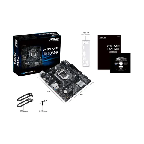 Mainboard Asus PRIME H510M-K (LGA 1200 - m-ATX Form Factor - DDR4)