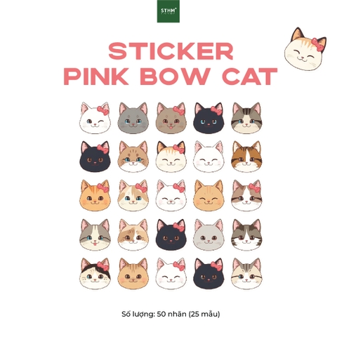 Giấy tự dính (sticker) cắt rời bộ 50 cái