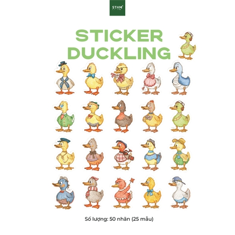 Giấy tự dính (sticker) cắt rời bộ 50 cái