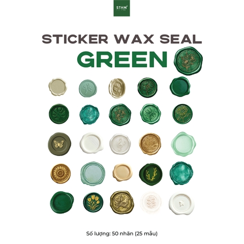 Giấy tự dính (sticker) cắt rời bộ 50 cái