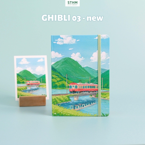 Sổ tay may chỉ bìa cứng Ghibli A5