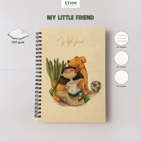 Sổ tay lò xo bìa cứng COZY A5