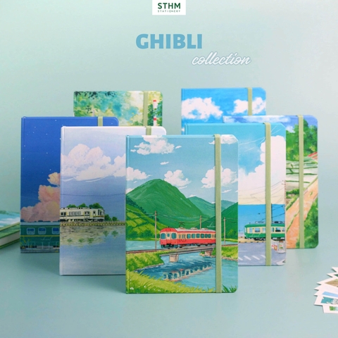 Sổ tay may chỉ bìa cứng Ghibli A5