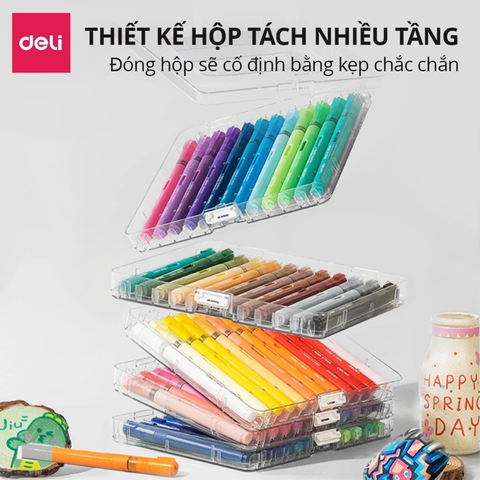 Bút sơn màu ACRYLIC MARKER DELI dạng Roller