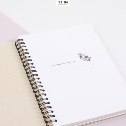 Sổ tay lò xo in TYC A5