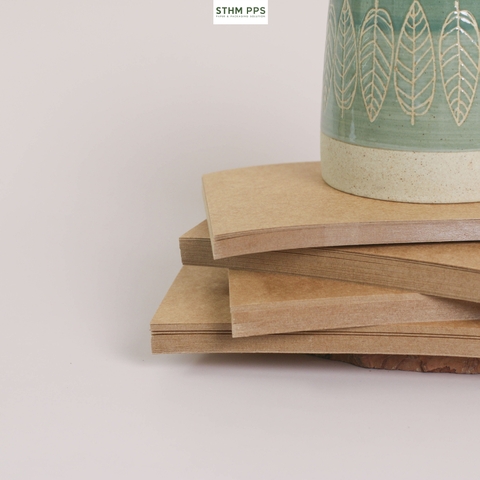 Giấy kraft Âu nâu 2 mặt xấp 20 tờ