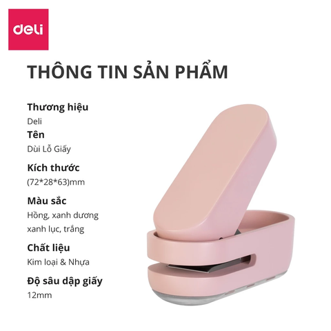 Kìm bấm lỗ DELI