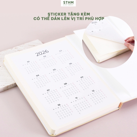 Sổ tay may chỉ bìa cứng TYC A5