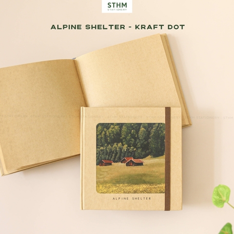 Sổ tay may chỉ bìa cứng Vintage Asthetic 14x14cm