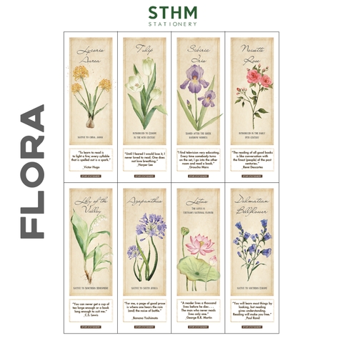 Thẻ đánh dấu trang sách Bookmark bộ 8 cái