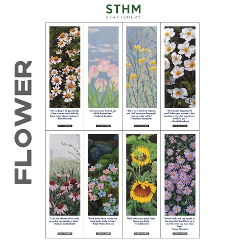 Thẻ đánh dấu trang sách Bookmark bộ 8 cái