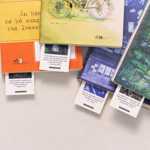 Thẻ đánh dấu trang sách Bookmark bộ 8 cái