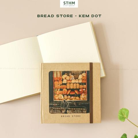 Sổ tay may chỉ bìa cứng Vintage Asthetic 14x14cm