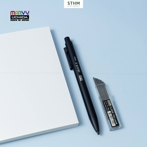 Bút chì bấm Marvy Uchida FL200 Ngòi dẹp 2mm