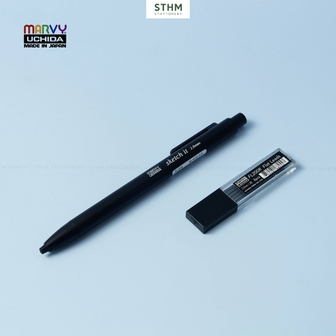 Bút chì bấm Marvy Uchida FL200 Ngòi dẹp 2mm