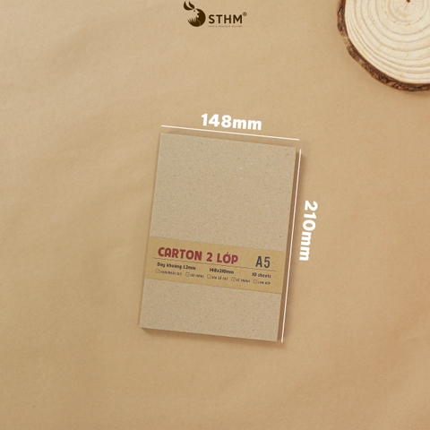 Giấy bìa cứng carton (chipboard) xấp 10 tờ