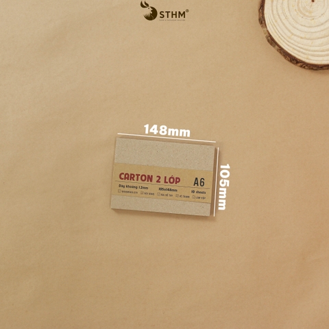 Giấy bìa cứng carton (chipboard) xấp 10 tờ
