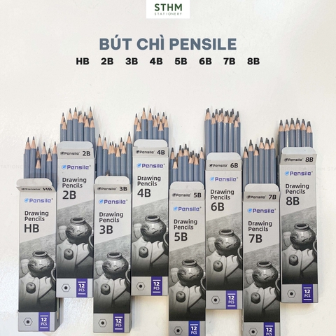 Bút chì gỗ PENSILE 2B
