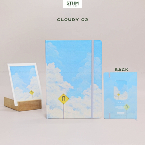 Sổ tay may chỉ bìa cứng Cloudy A5