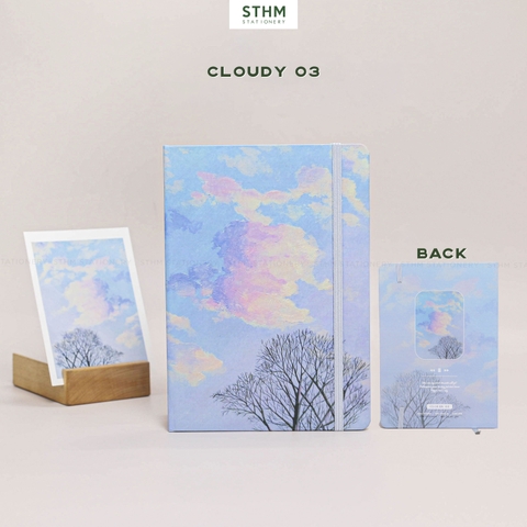 Sổ tay may chỉ bìa cứng Cloudy A5