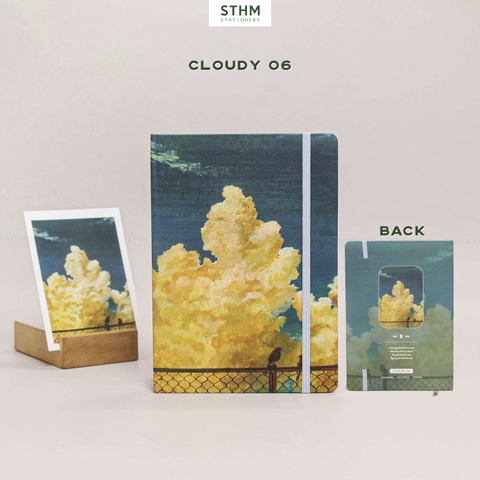 Sổ tay may chỉ bìa cứng Cloudy A5