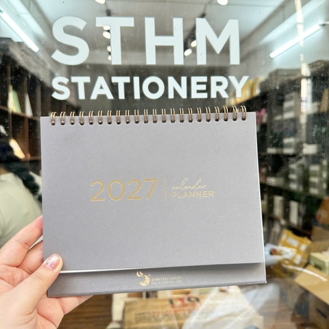 Lịch bàn lò xo 2027 - LỊCH Ô PLANNER - Lịch âm dương từng ô