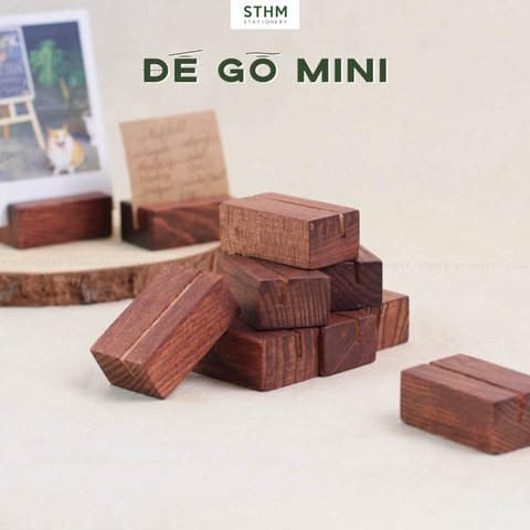 Đế gỗ thông mini 2mm 5x3x2cm
