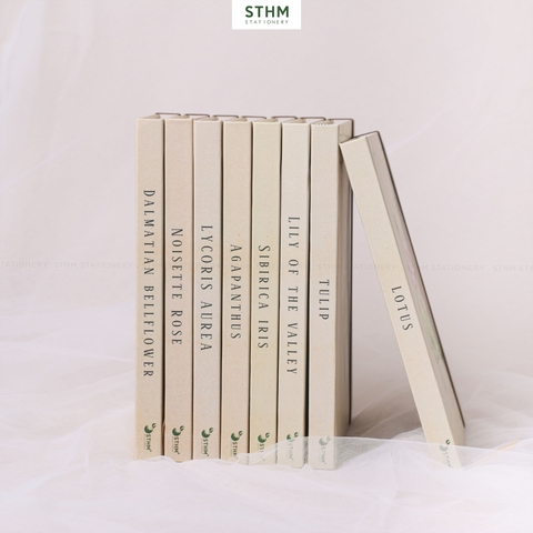Sổ tay may chỉ bìa cứng Flora A5