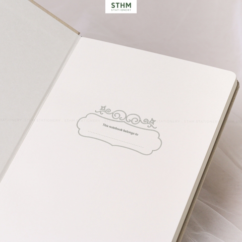 Sổ tay may chỉ bìa cứng Flora A5