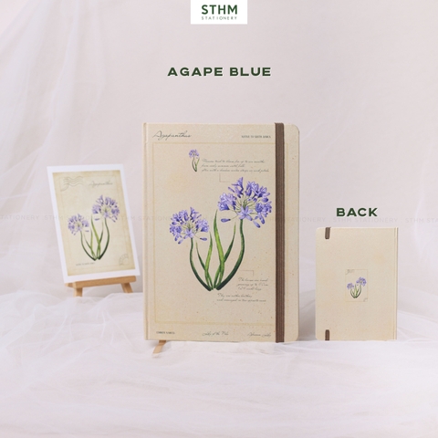 Sổ tay may chỉ bìa cứng Flora A5