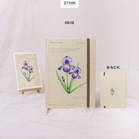 Sổ tay may chỉ bìa cứng Flora A5
