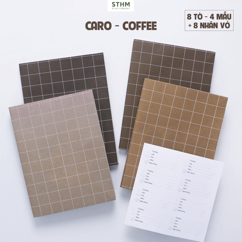 Giấy kraft trắng bao tập khổ A5 (25x35cm) xấp 8 tờ