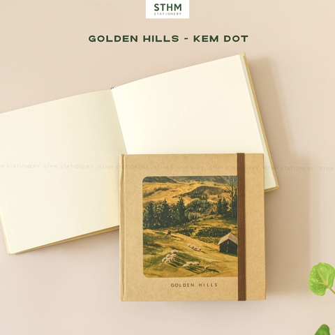 Sổ tay may chỉ bìa cứng Vintage Asthetic 14x14cm